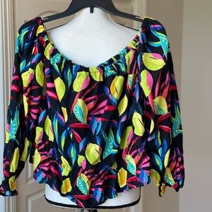 Tabitha Brown for Target new with tags blouse size XL bright summer linen office